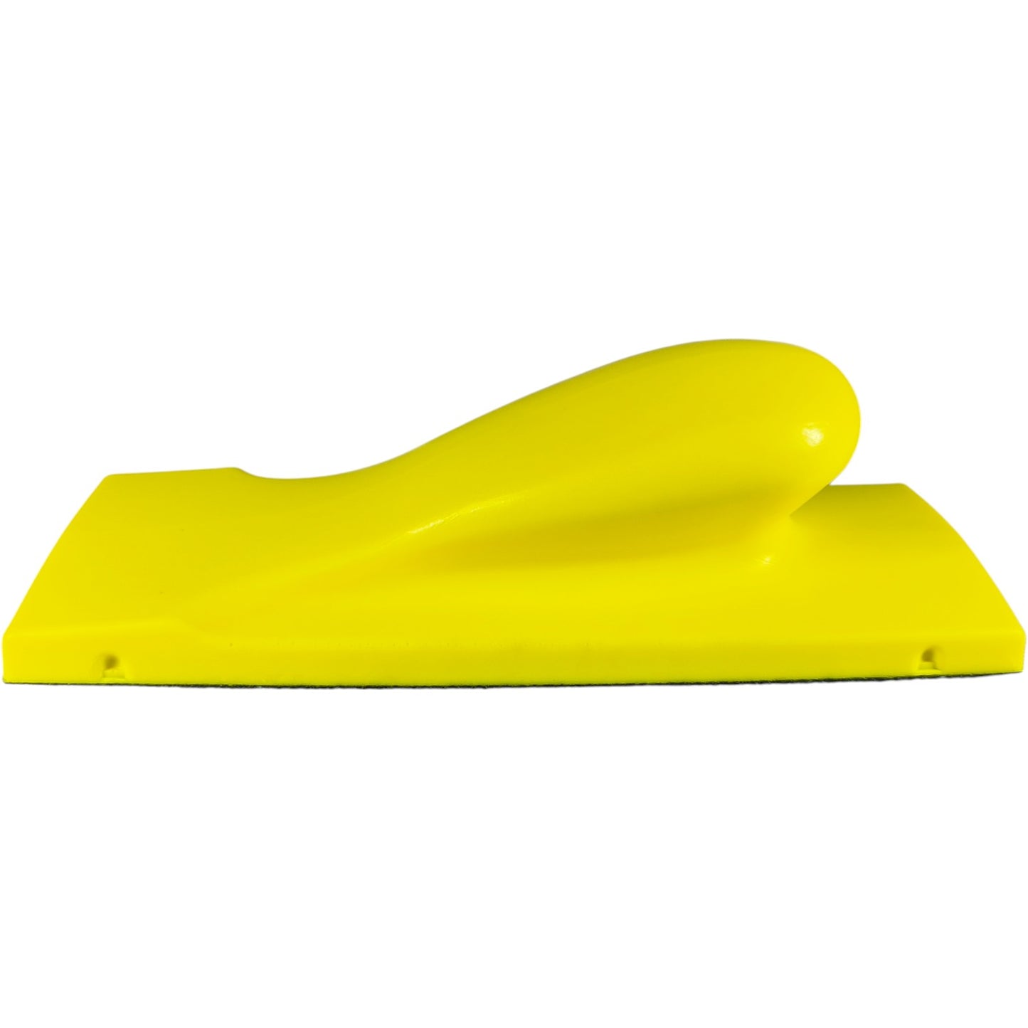 Heavy Duty Yellow Hand Sanding Block with Velcro Grip | Ergonomic Handle for Wood, Metal & Automotive ( 70MM X 198MM )