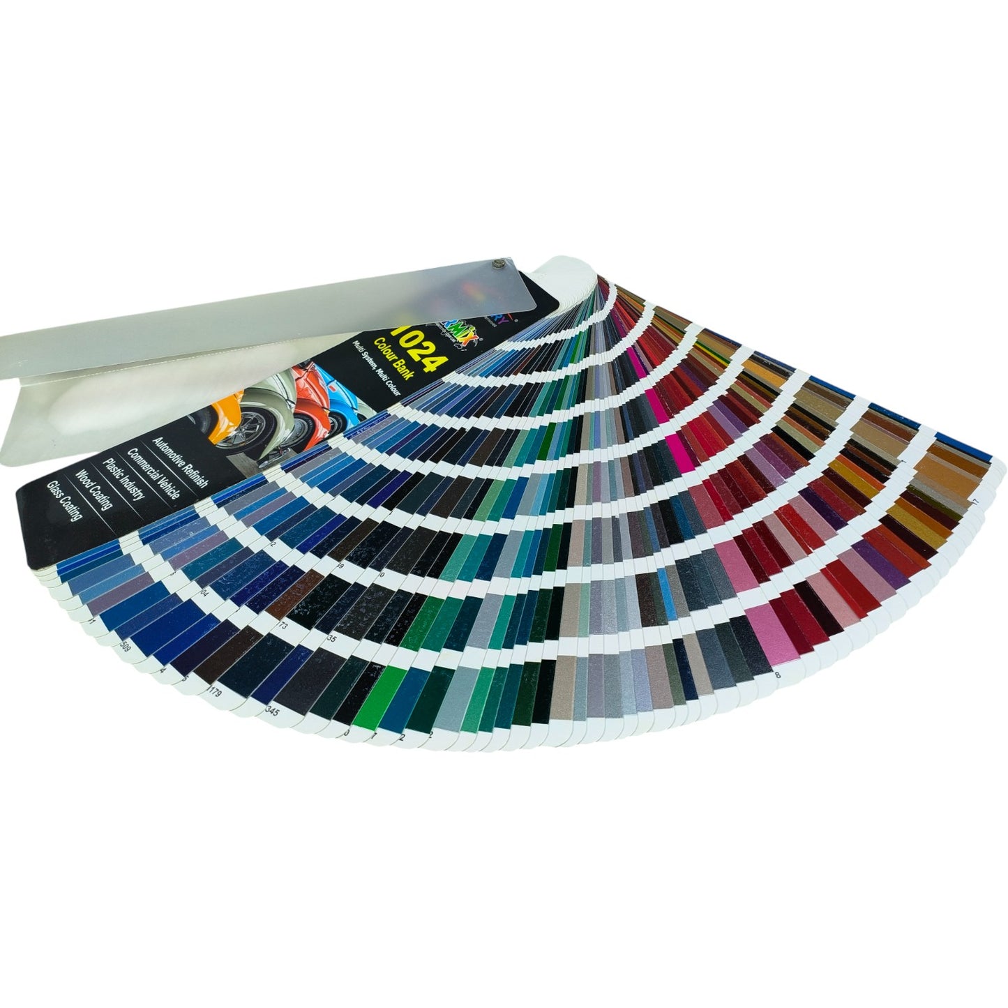Mercury Carmix 1024 Colour Bank Fan Deck – Automotive & Industrial Paint Shade Card