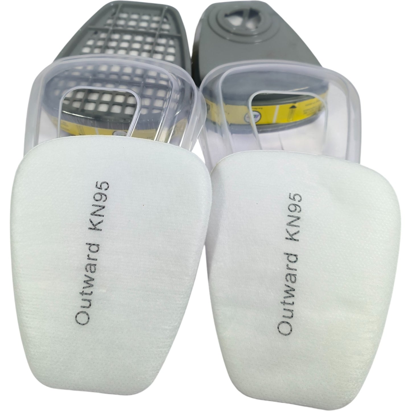 ICR 7502 Industrial Respirator Mask Set with Dual Cartridge & KN95 Filters – Reusable Silicone, For Paint, Dust & Chemical Protection