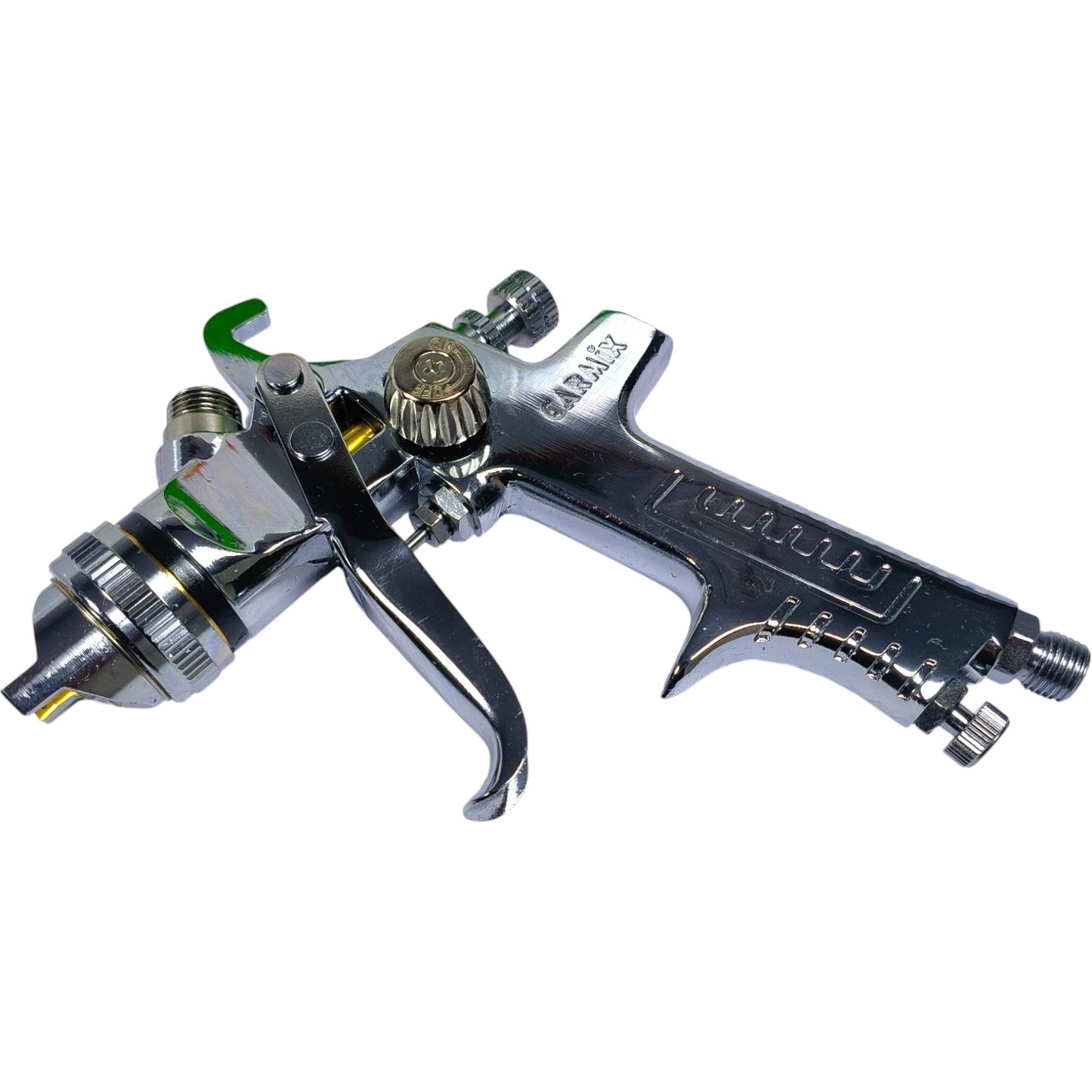 Carmix K-999 Professional HVLP Spray Gun – Gravity Feed, 600ml Cup, 1.4/1.7/2.0mm Nozzle