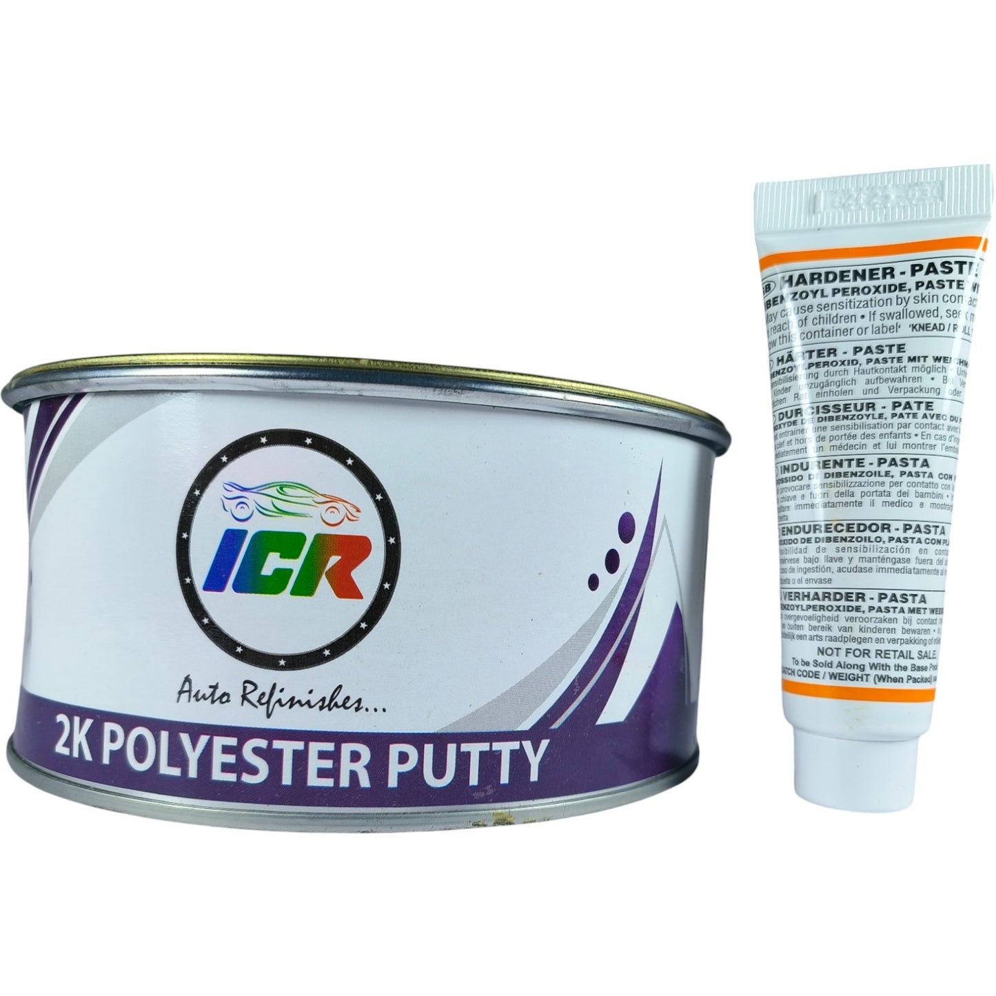 ICR 2K Polyester Putty with Hardener – Automotive Body Filler (1KG)