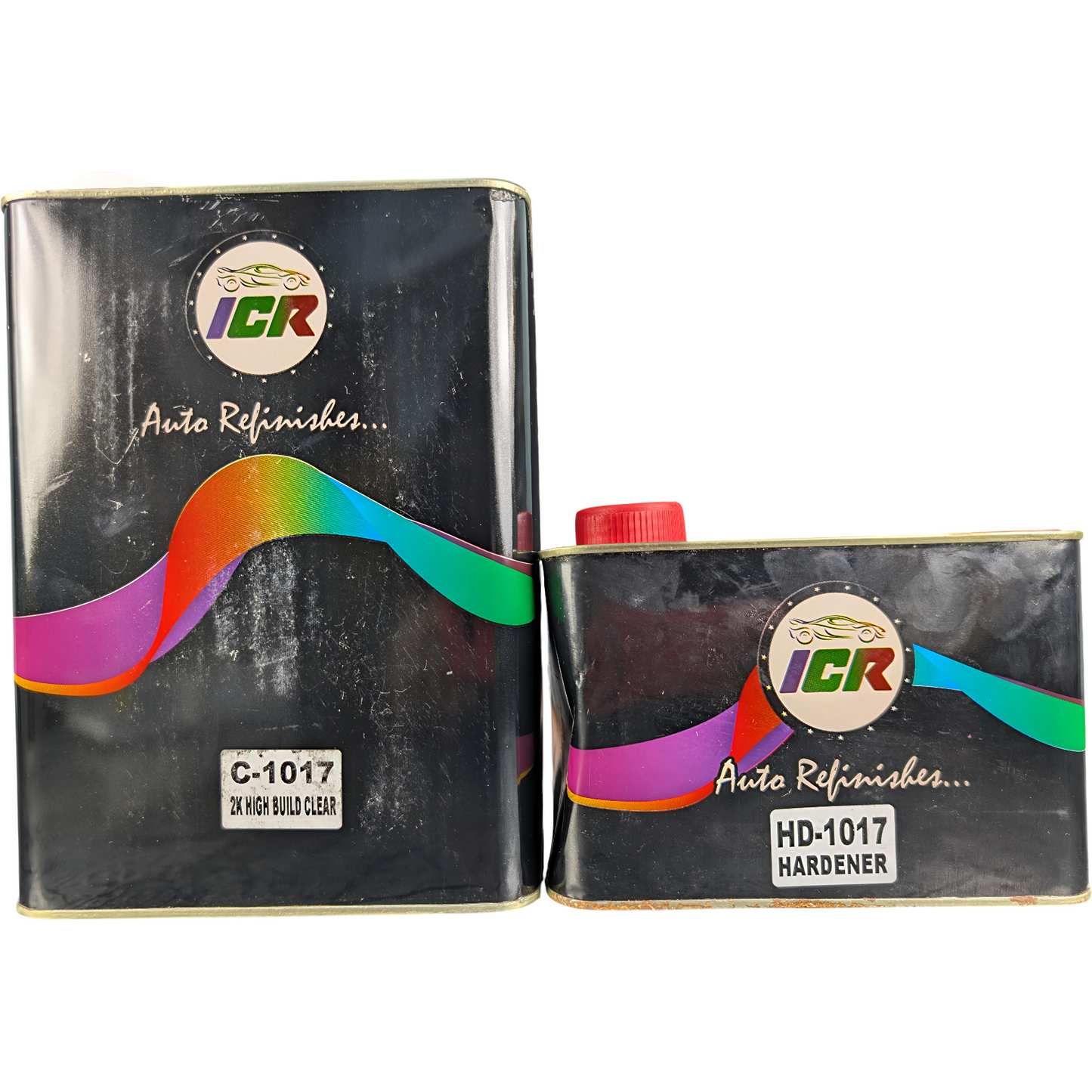 ICR 2K PU Acrylic Automotive Refinish Kit (C-1017 High Build Clear + HD-1017 Hardener)