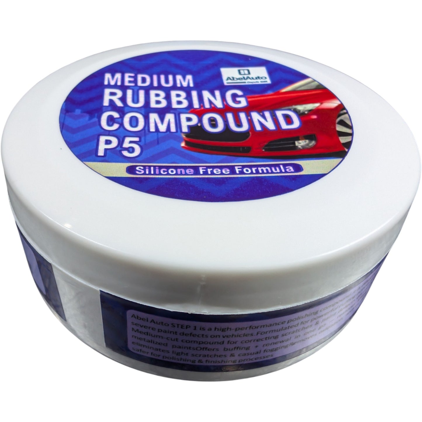 AbelAuto MEDIUM RUBBING COMPOUND P5 (Silicone free formula) (1 Kg) & (125 g)
