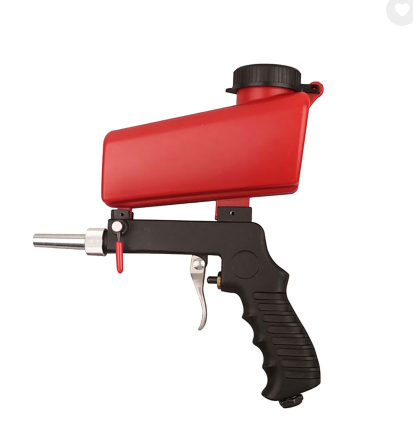 Ashu Pads Portable Pneumatic Sandblasting Pot – Handheld Air Sandblaster for Precision Sanding, Rust Removal & Surface Preparation