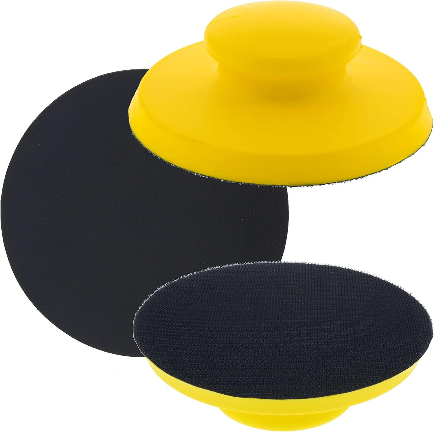 Full Round Yellow Sanding Block – 6 Inch (150 mm) Hand Sanding Tool
