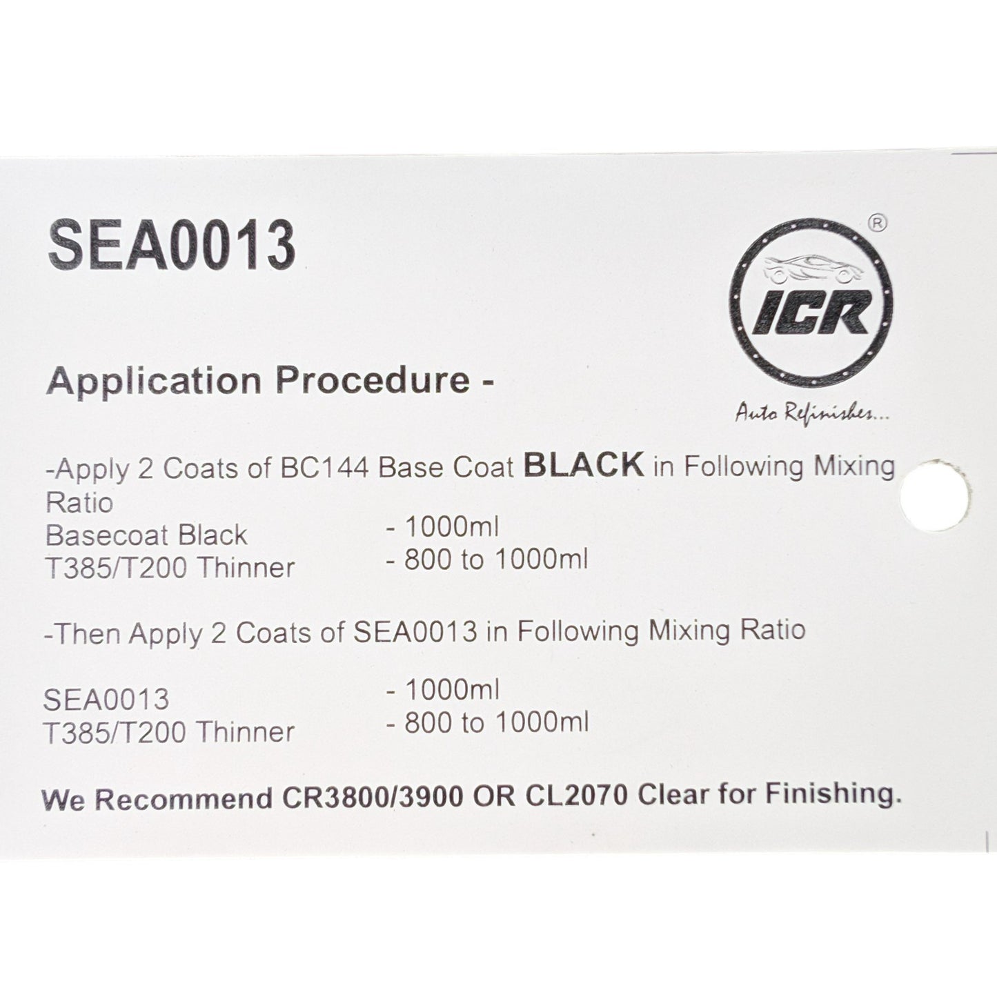 ( SEA0013 )  ICR Ultimate Special Effects Colour | Multi-Tone Flip Finish ( 100 ml / 94 gram )