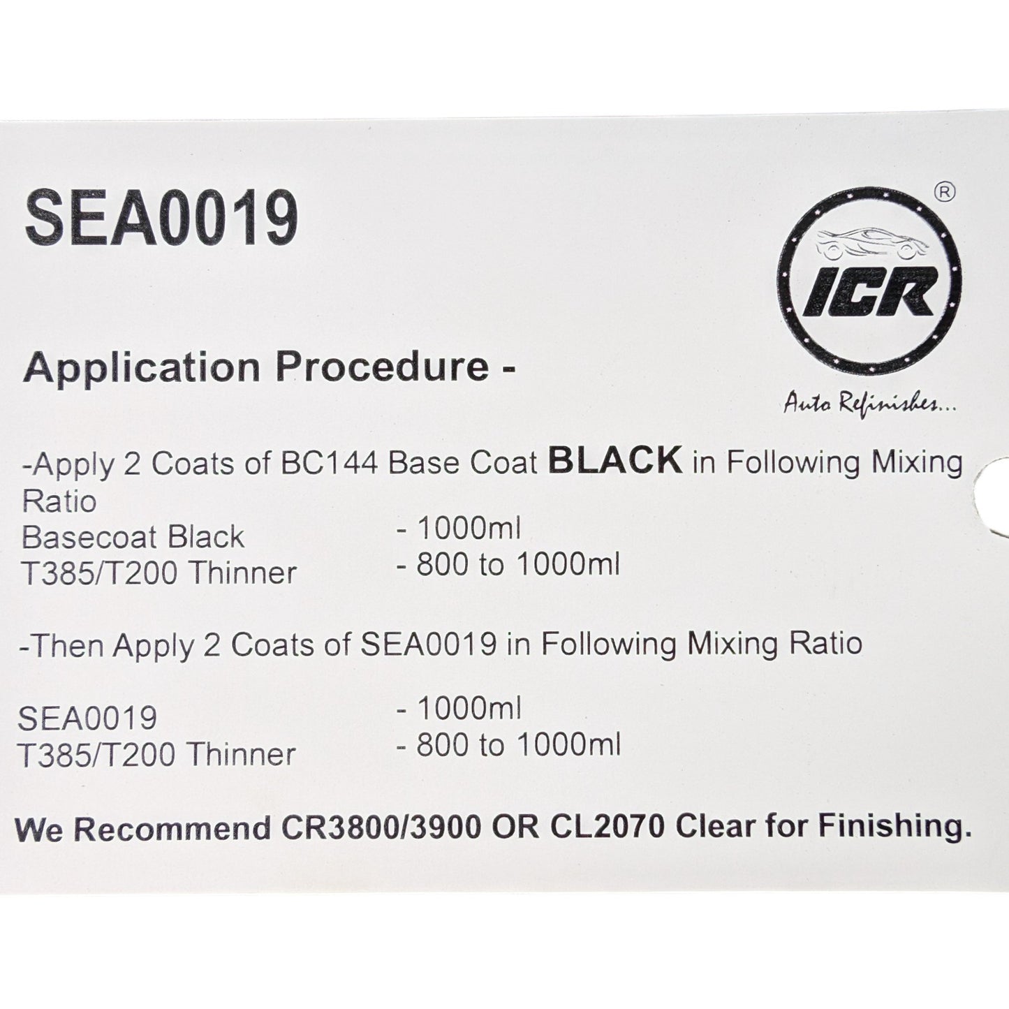 ( SEA0019 )  ICR Ultimate Special Effects Colour | Multi-Tone Flip Finish ( 100 ml / 94 gram )