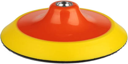 Orange Backing Pad 150mm (6") - Hook & Loop, M14 Thread