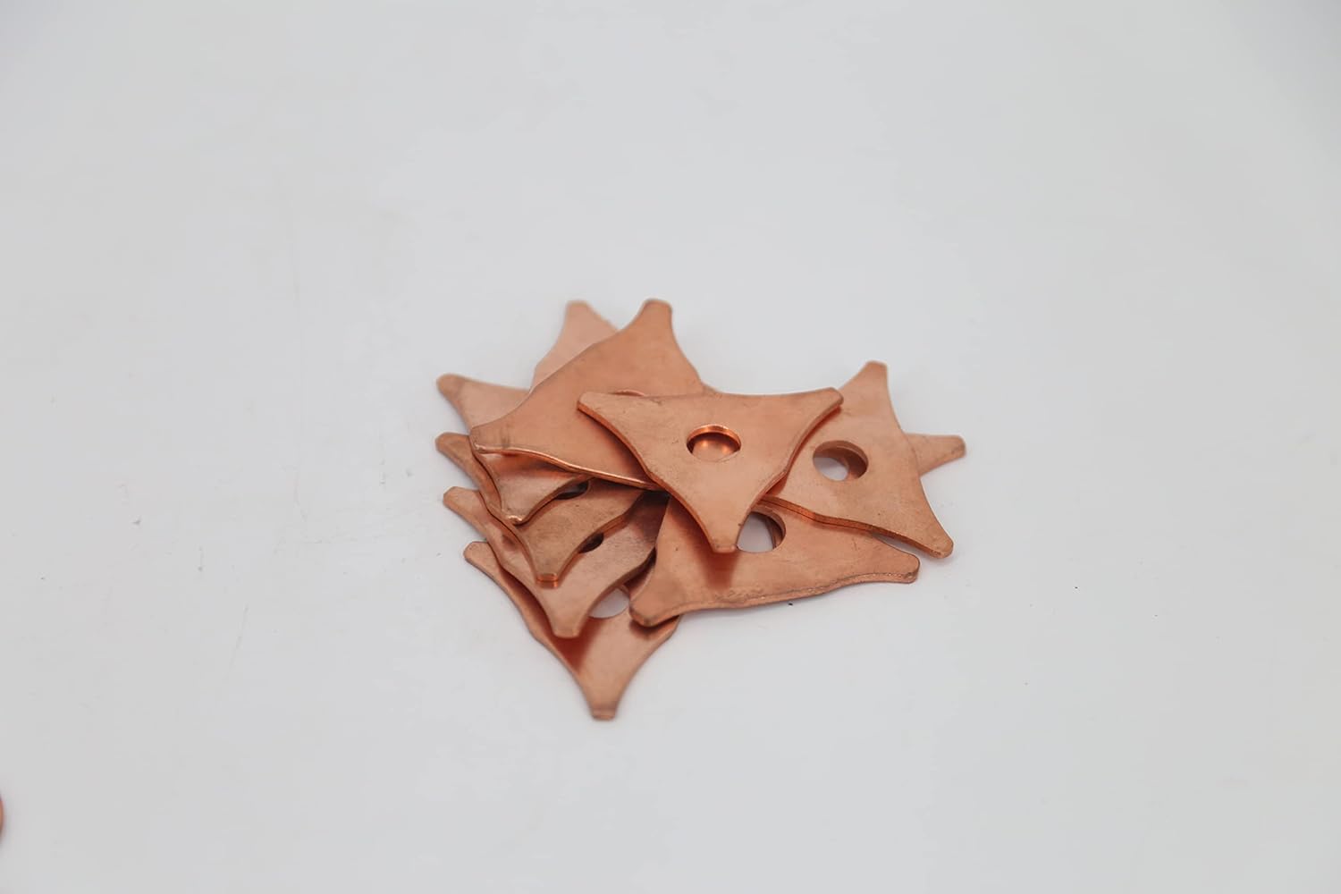 Dent Puller Washer Consumables 10 Pcs – Brass Triangle Spot Welding Washers for Car Dent Repair &amp; Panel Pulling