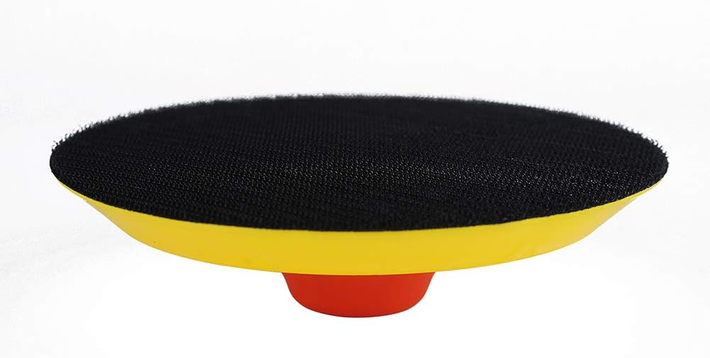 Orange Backing Pad 150mm (6") - Hook & Loop, M14 Thread