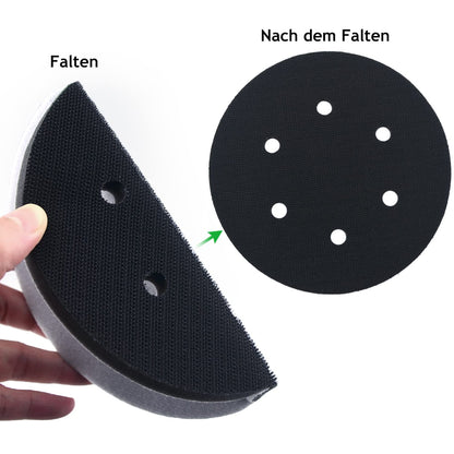 ICR 6" Interface Pad for Orbital Sander – Soft Hook & Loop, 1 Pc