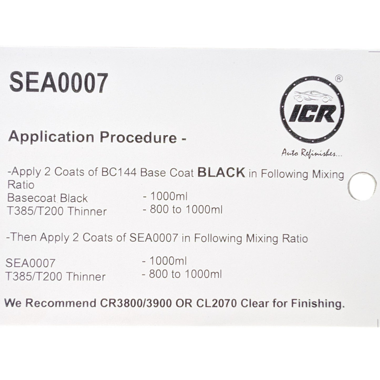 ( SEA0007 )  ICR Ultimate Special Effects Colour | Multi-Tone Flip Finish ( 100 ml / 94 gram )