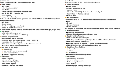 Fra-Ber Glass Reflex KE 785 – Professional Glass Cleaner, 5L (Flammable Liquid, UN 1993)