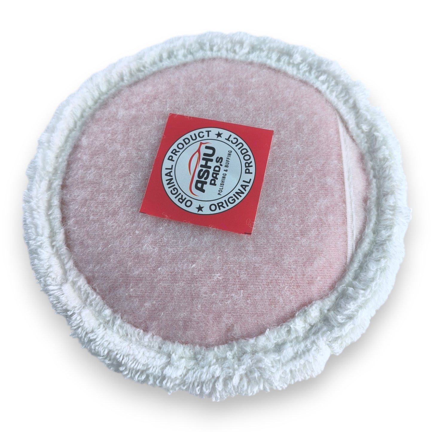 ASHU PADS 5 Inch 100% cotton microfiber Polishing & Buffing Pads – Pack of 10 (White)