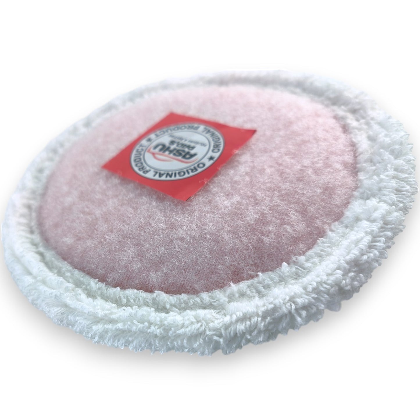 ASHU PADS 5 Inch 100% cotton microfiber Polishing & Buffing Pads – Pack of 10 (White)
