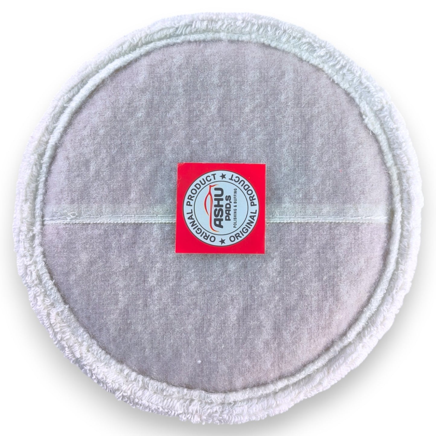 ASHU PADS 6 Inch 100% cotton microfiber Polishing & Buffing Pads – Pack of 10 (White)