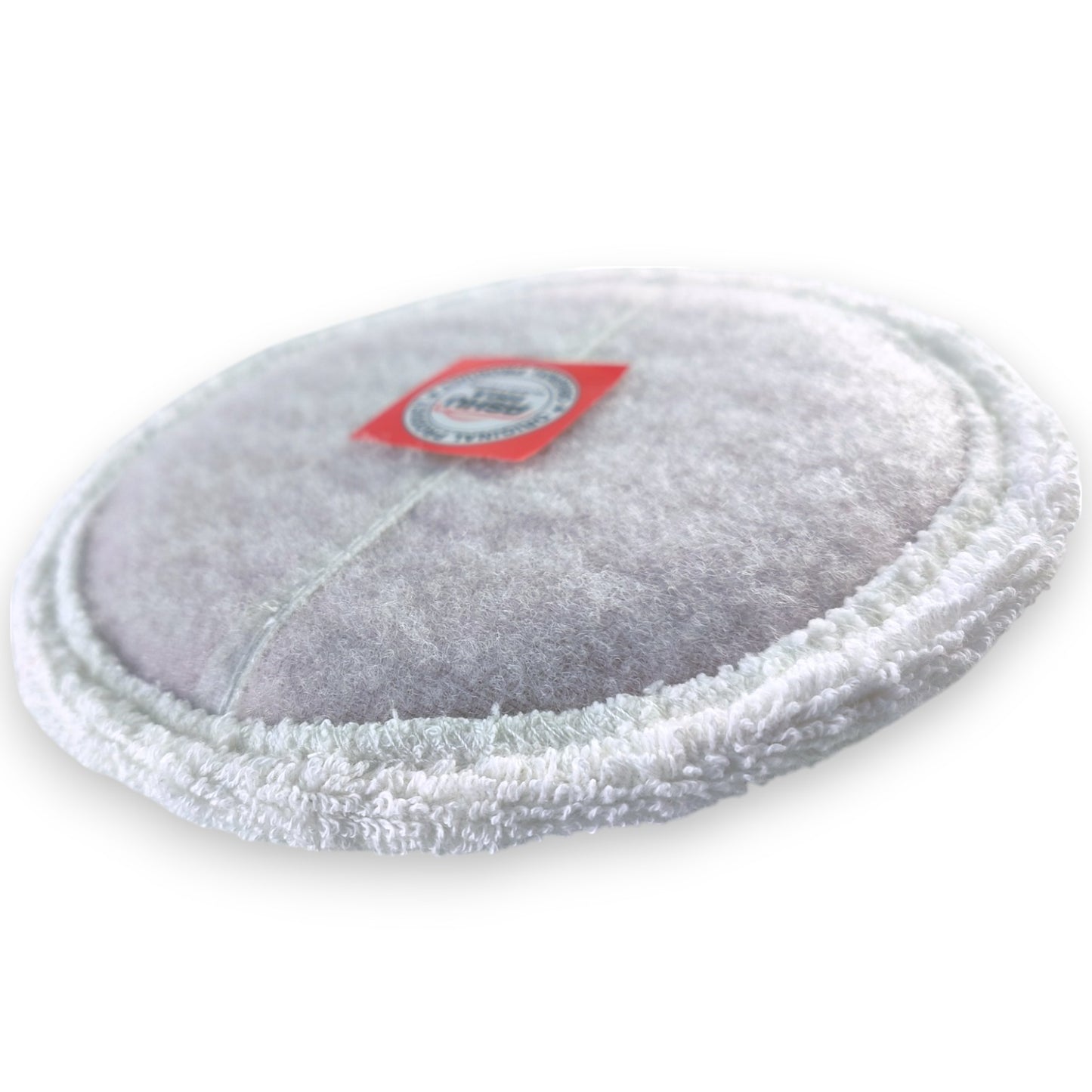 ASHU PADS 6 Inch 100% cotton microfiber Polishing & Buffing Pads – Pack of 10 (White)