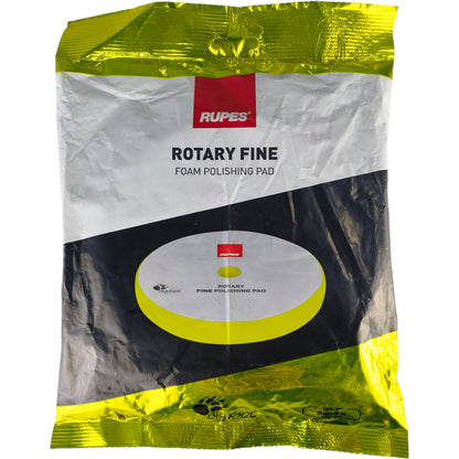RUPES BigFoot Rotary Fine Foam Polishing Pad – 180 mm 7 inch  (Yellow)