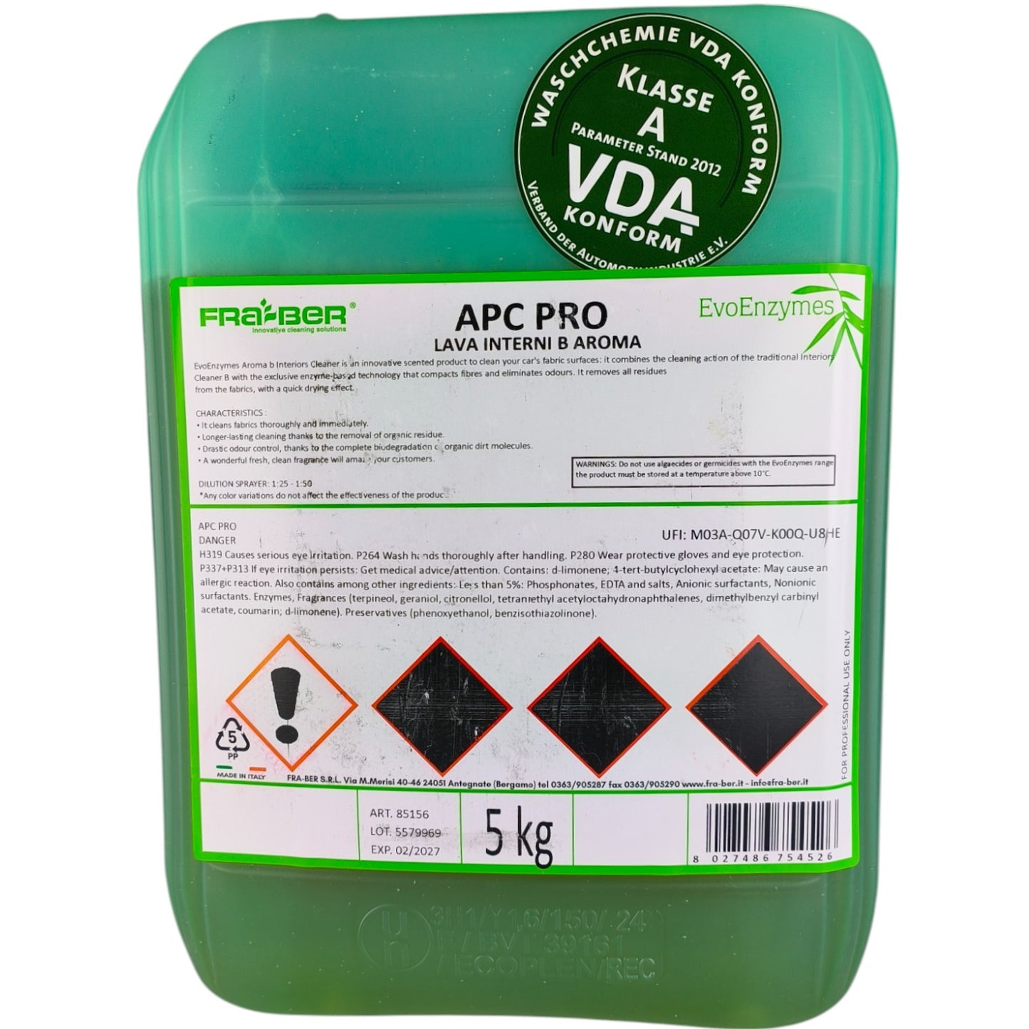 Fra-Ber APC PRO EvoEnzymes – Multi-Purpose Interior Cleaner (5kg)