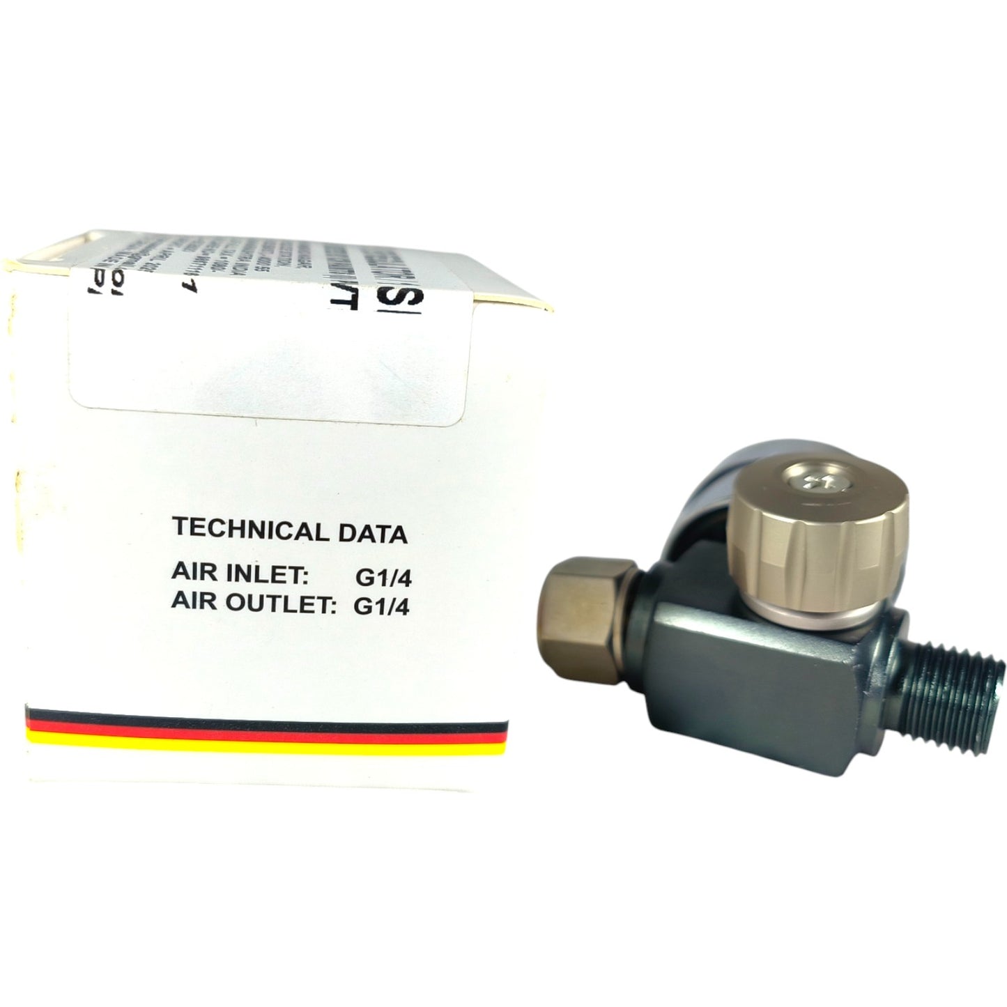 Professional Air Regulator with Gauge – 1/4" Inlet & Outlet, Max 8 Bar (115 PSI)