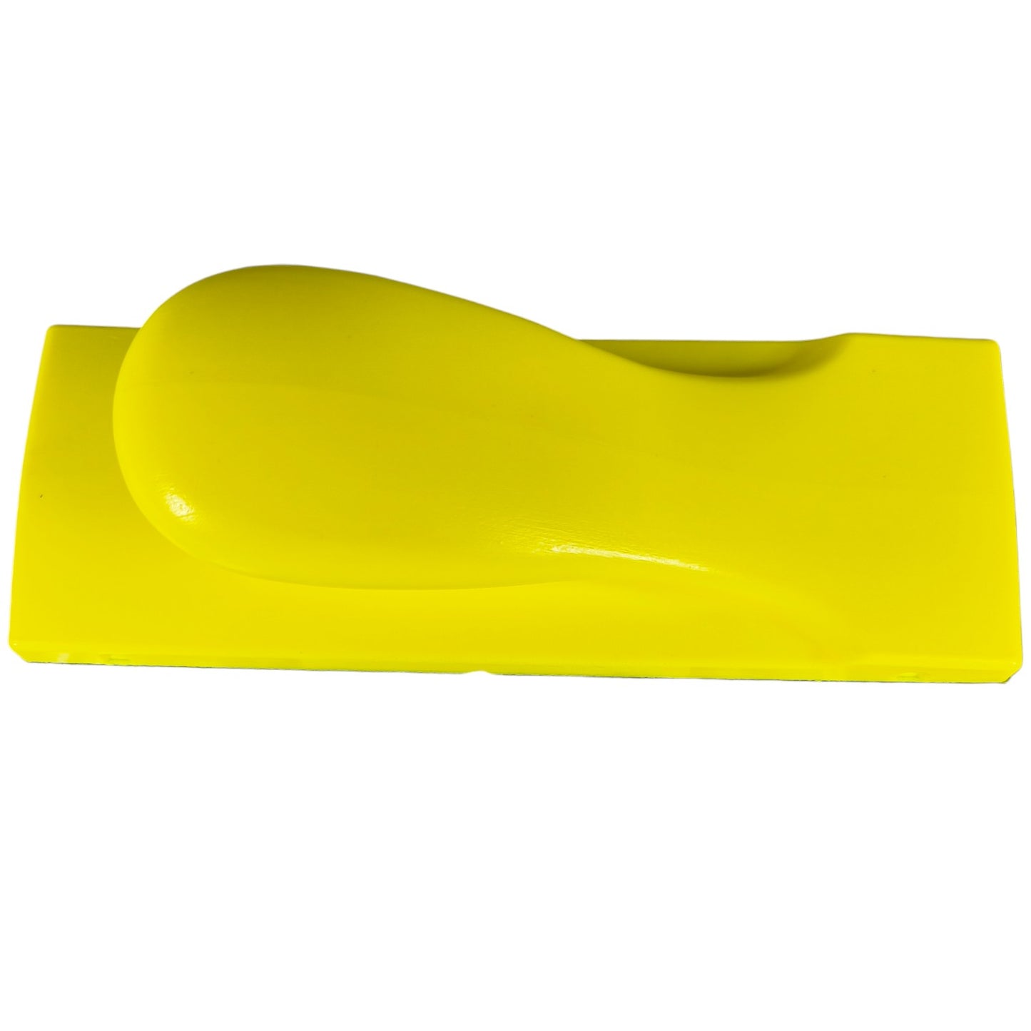 Heavy Duty Yellow Hand Sanding Block with Velcro Grip | Ergonomic Handle for Wood, Metal & Automotive ( 70MM X 198MM )