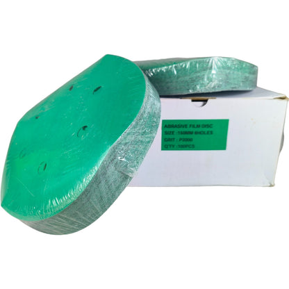 Abrasive Film Disc – 150mm, 6 Holes, Wet & Dry, Pack of 100