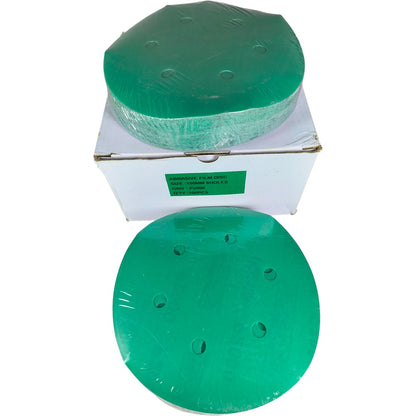 Abrasive Film Disc – 150mm, 6 Holes, Wet & Dry, Pack of 100