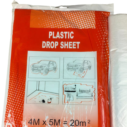 Premium Automotive Masking Film – Static Cling Dustproof Plastic Sheet Roll for Painting, Car Covers, Home Renovation