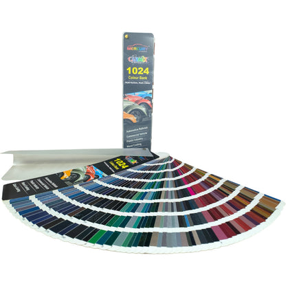 Mercury Carmix 1024 Colour Bank Fan Deck – Automotive & Industrial Paint Shade Card