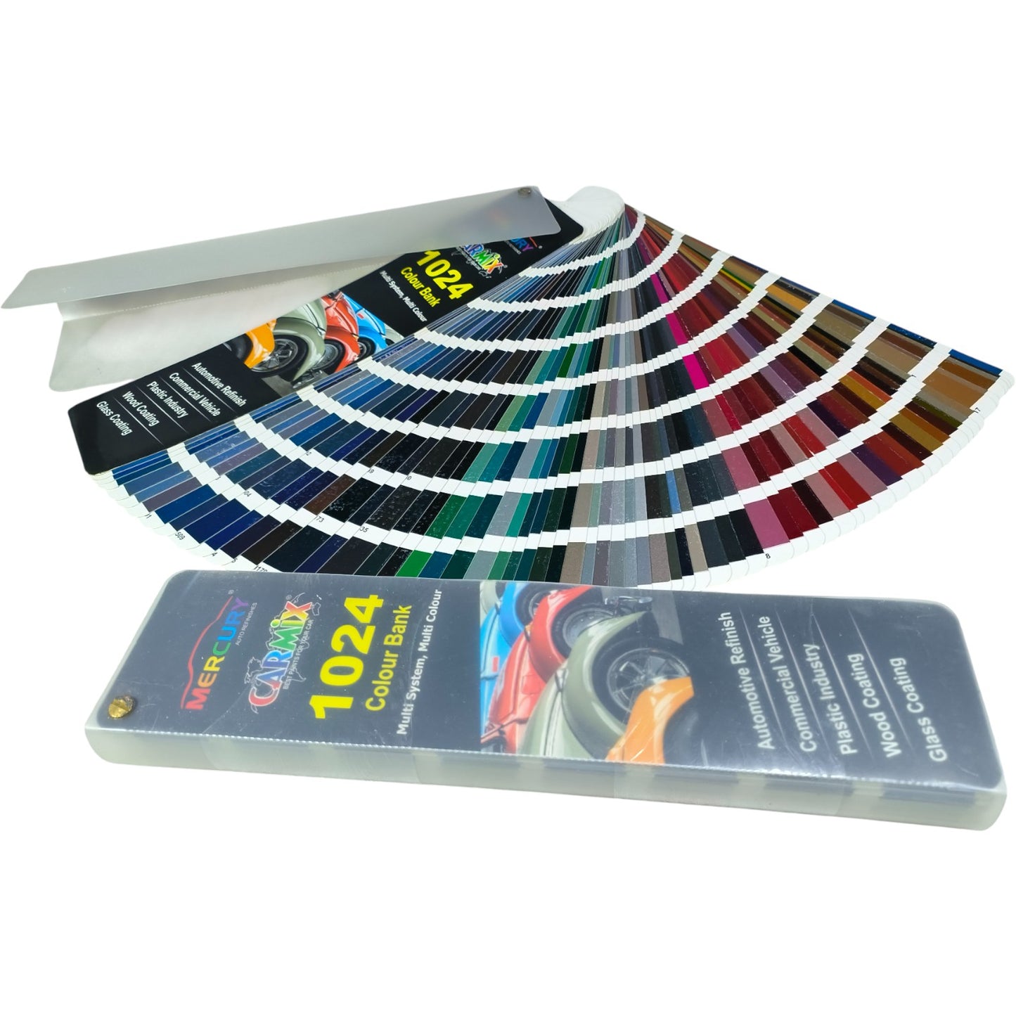 Mercury Carmix 1024 Colour Bank Fan Deck – Automotive & Industrial Paint Shade Card