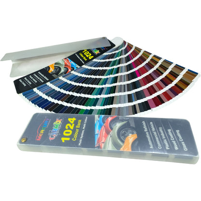 Mercury Carmix 1024 Colour Bank Fan Deck – Automotive & Industrial Paint Shade Card