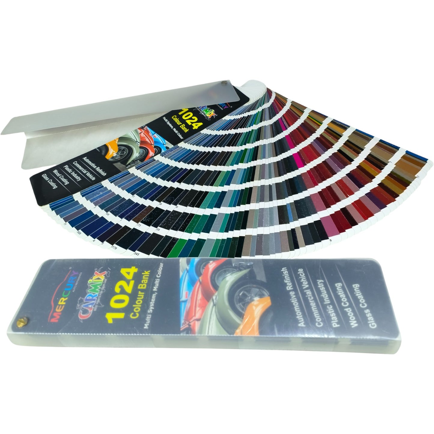 Mercury Carmix 1024 Colour Bank Fan Deck – Automotive & Industrial Paint Shade Card