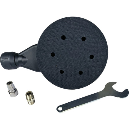 ICR W-27 6" Dual Action Pneumatic Sander with Vacuum System – 3/16" Stroke, 10,500 RPM, Lightweight, 90 PSI