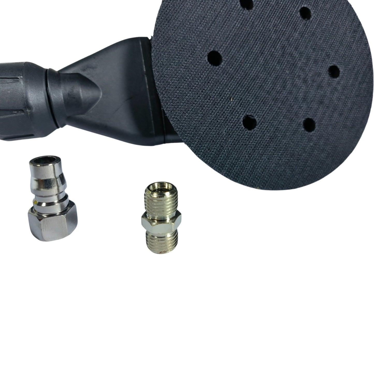 ICR W-27 6" Dual Action Pneumatic Sander with Vacuum System – 3/16" Stroke, 10,500 RPM, Lightweight, 90 PSI