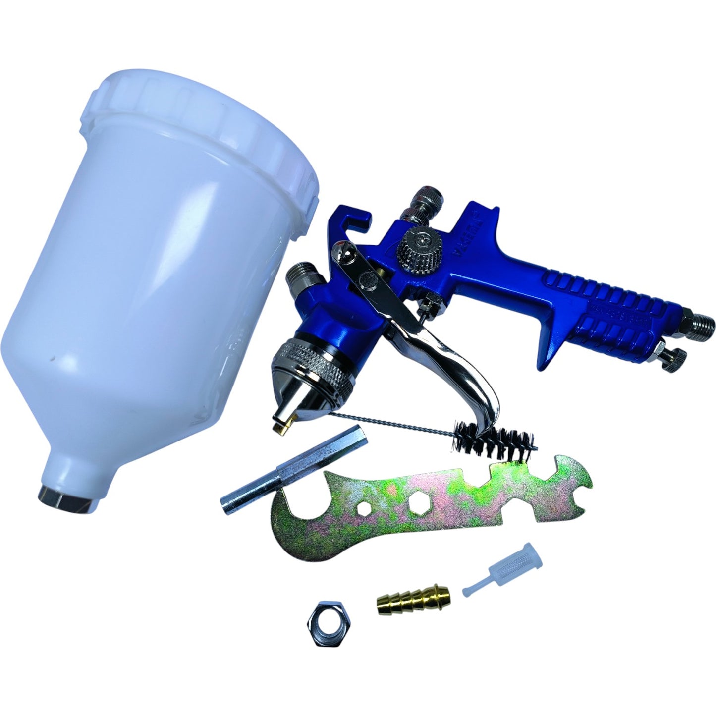 Wagema H-827 HVLP Professional Gravity Feed Spray Gun – 600ml, 1.4mm/1.3mm Nozzle for Car, Furniture & Industrial Paint