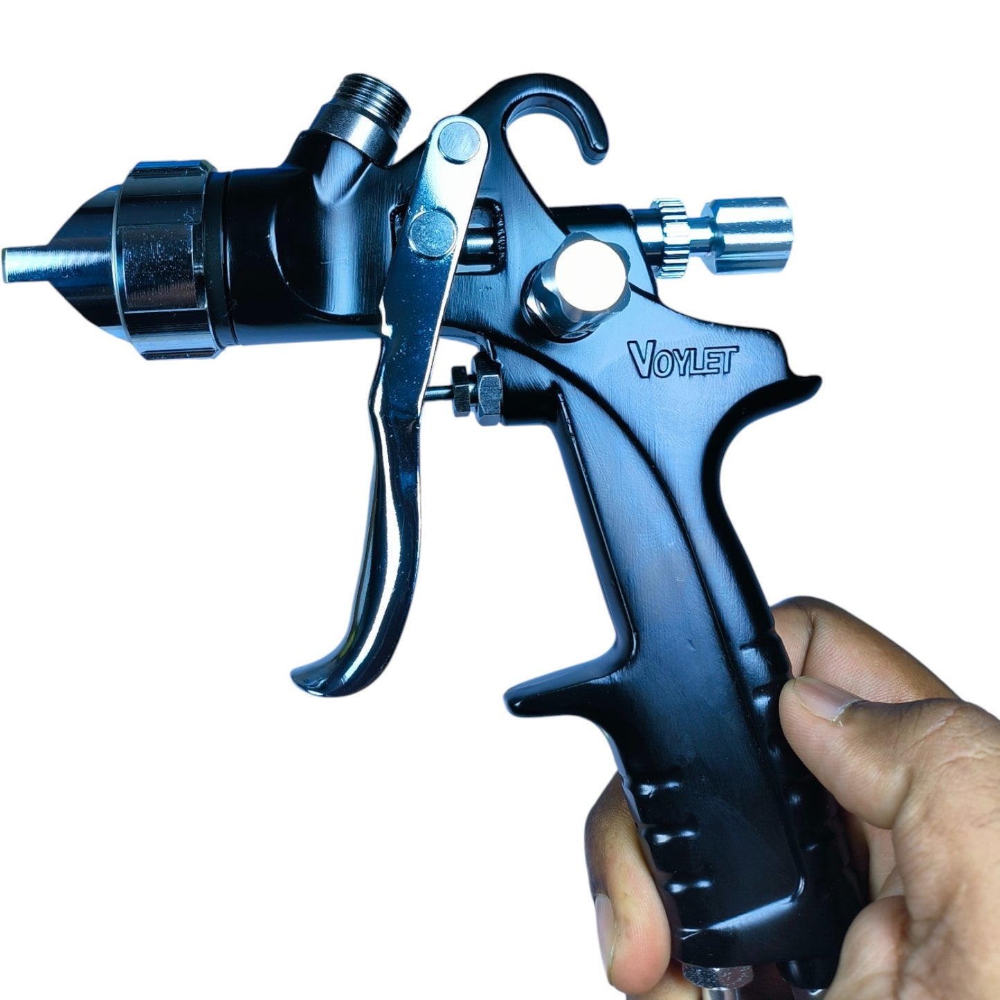 Voylet LS230 HVLP Spray Gun – Professional Automotive Gravity Feed Paint Sprayer (1.3/1.4  mm Nozzle, 600ml Cup)