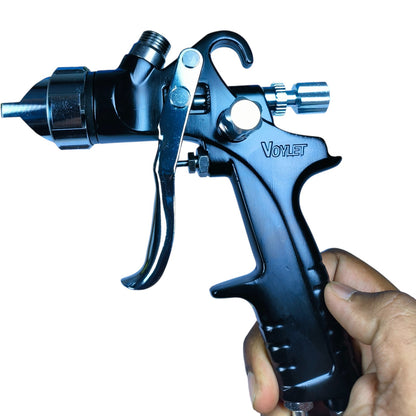 Voylet LS230 HVLP Spray Gun – Professional Automotive Gravity Feed Paint Sprayer (1.3/1.4  mm Nozzle, 600ml Cup)