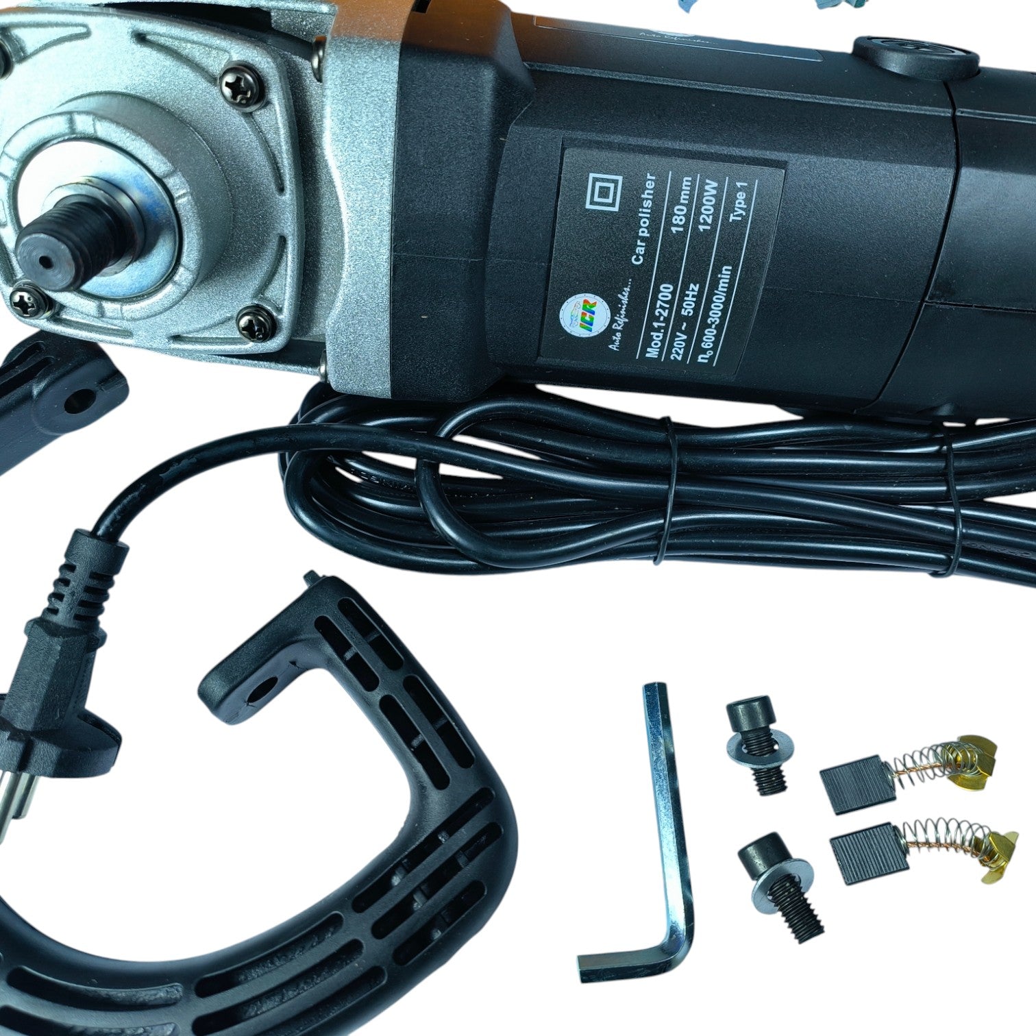 ICR Rotary Polishing Machine Kit –model no.  2700. 1200W, Variable Speed + Accessories