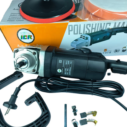 ICR Rotary Polishing Machine Kit –model no.  2700. 1200W, Variable Speed + Accessories