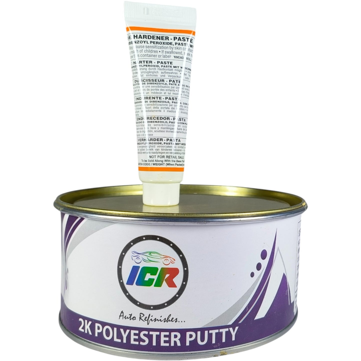 ICR 2K Polyester Putty with Hardener – Automotive Body Filler (1KG)