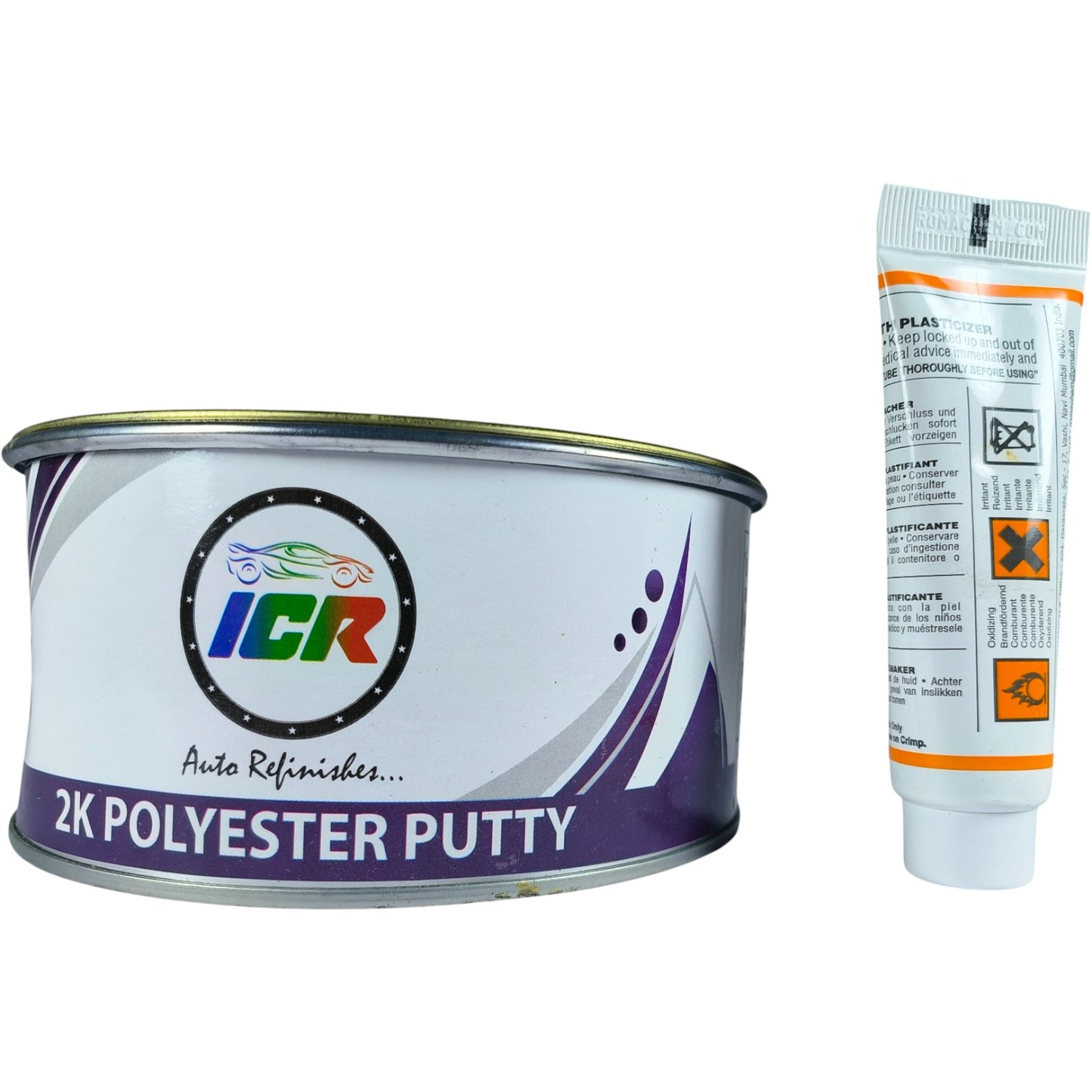 ICR 2K Polyester Putty with Hardener – Automotive Body Filler (1KG)