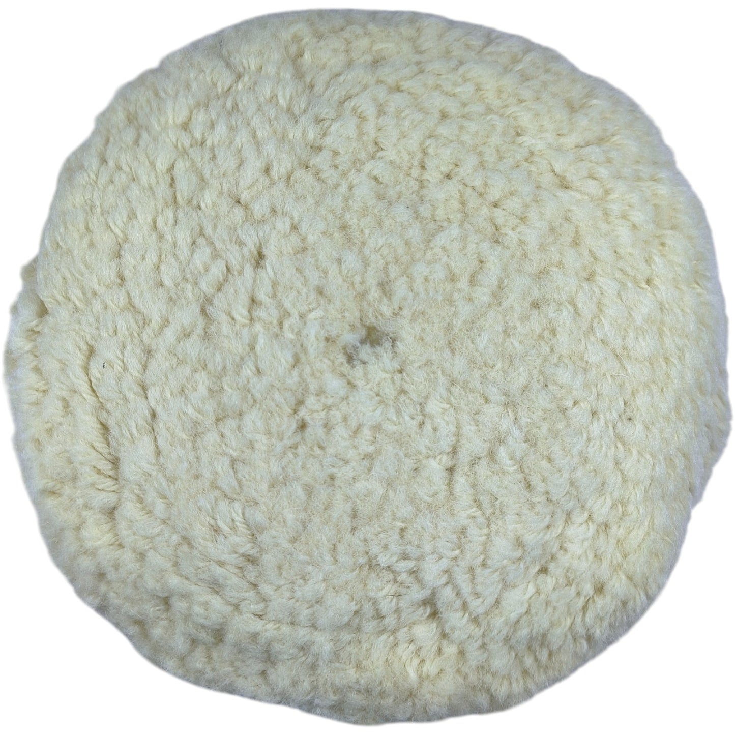ICR Wool Buffing Pad for Rotary & Dual Action Polishers – Heavy Cut, 100% Wool, Auto Refinisher (7.5 INCH)