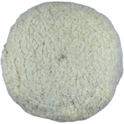ICR Wool Buffing Pad for Rotary & Dual Action Polishers – Heavy Cut, 100% Wool, Auto Refinisher (7.5 INCH)