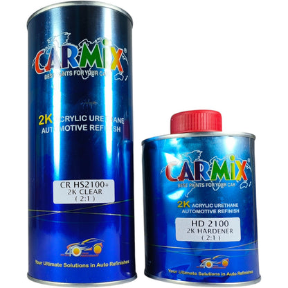 Carmix CR HS2100+ 2K Clear Coat Kit with HD 2100 Hardener (2:1 Acrylic Urethane)
