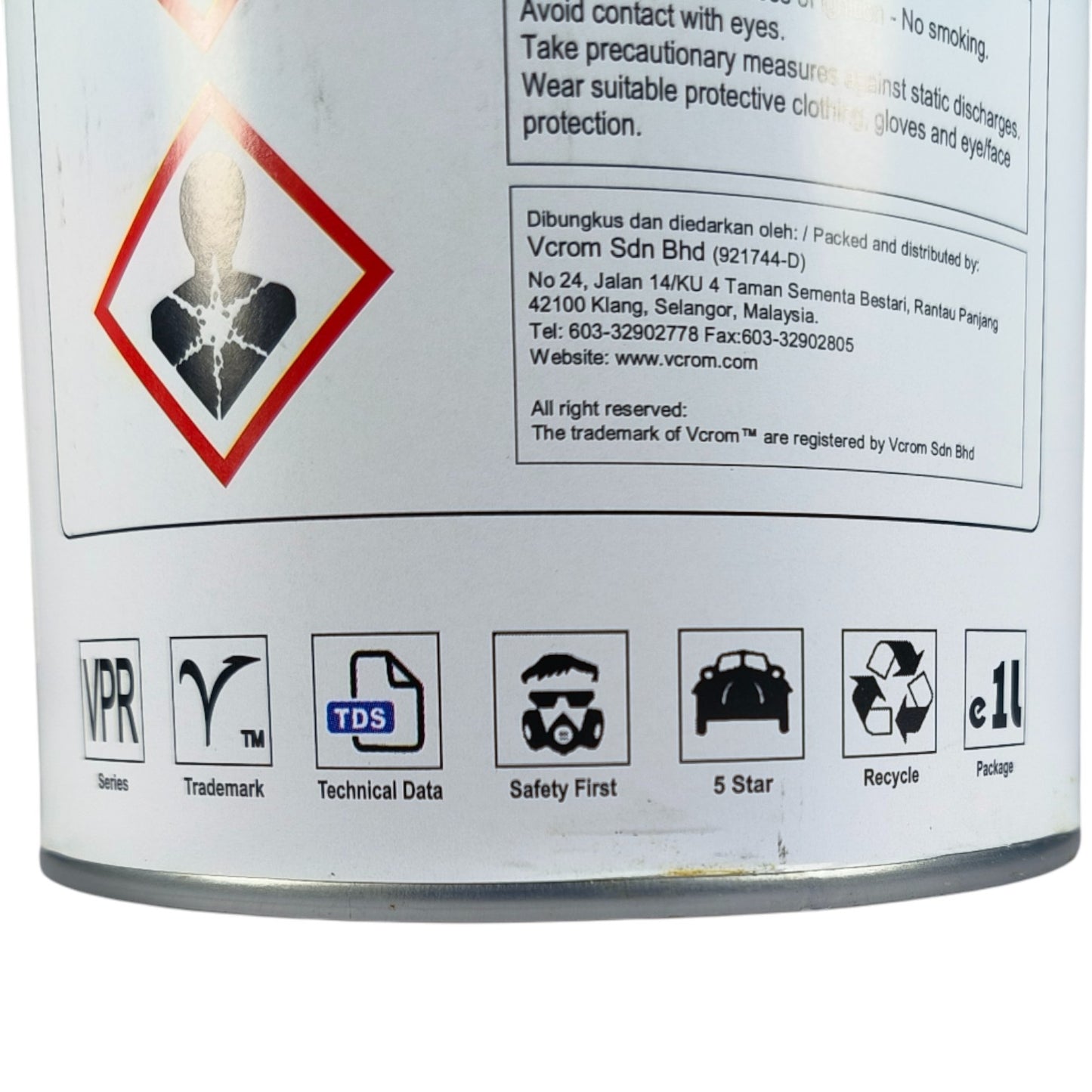 Vcrom V996 Paint Remover – Fast-Action Stripper for Metal & Wood, 1L