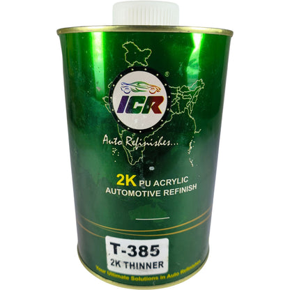 Title: ICR T-385 2K PU Acrylic Automotive Refinish Thinner – High-Quality Solvent for Professional Paint Mixing and Spraying