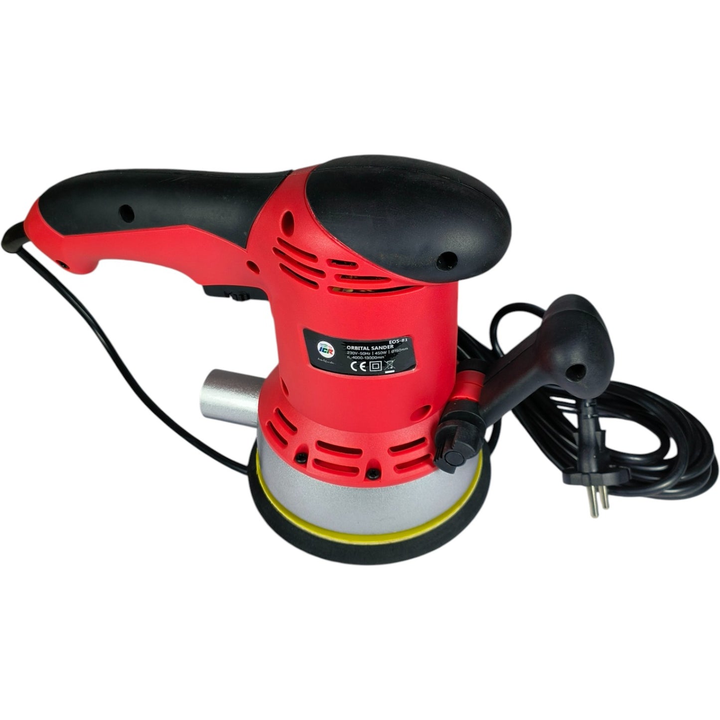 ICR EOS-81 Professional Orbital Sander 450W | 6 Inch (150mm) Dual Action, Variable Speed | For Auto Refinish, Wood & Metal Sanding