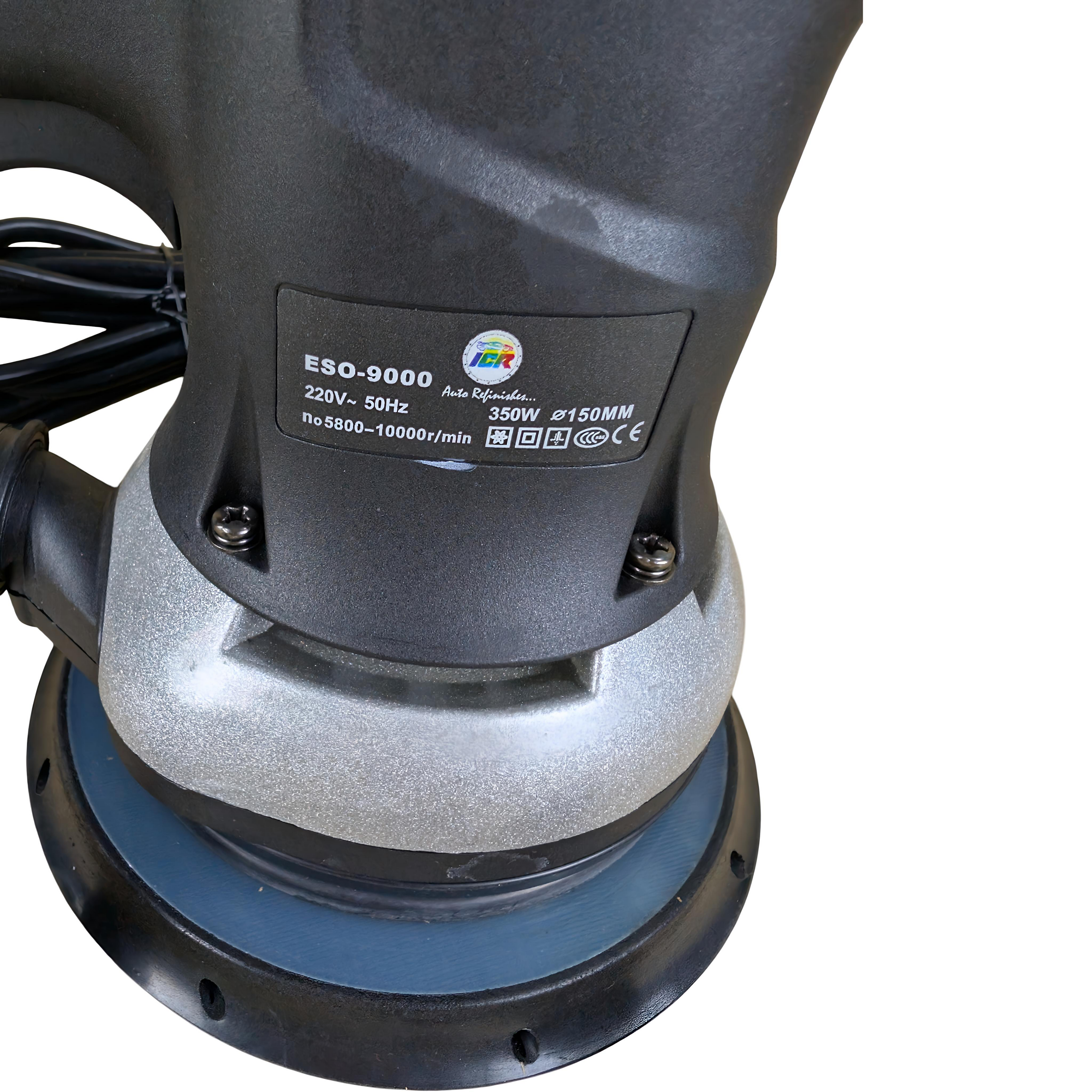 ICR ESO-9000 Random Orbital Sander | 350W | 150MM | 5800–10000 RPM | Auto Refinish Tool Light Weight , Low Noise
