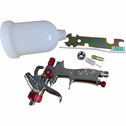 ICR Mini HVLP Spray Gun – High Atomization | Gravity Feed | Professional Painting Tool