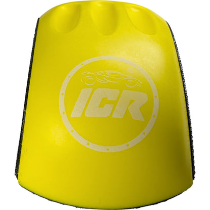 Half Round Yellow Sanding Block – 150mm 6 Inch | Grip-Friendly Hand Sanding Tool